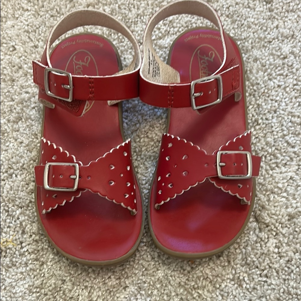 Kids Red Sandals